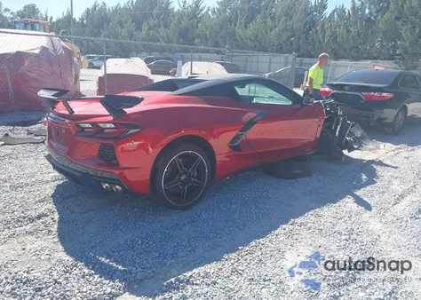 2023 Chevrolet Corvette Stingray Rwd 3Lt из США, поврежденный, VIN 1G1YC3D48P5115881